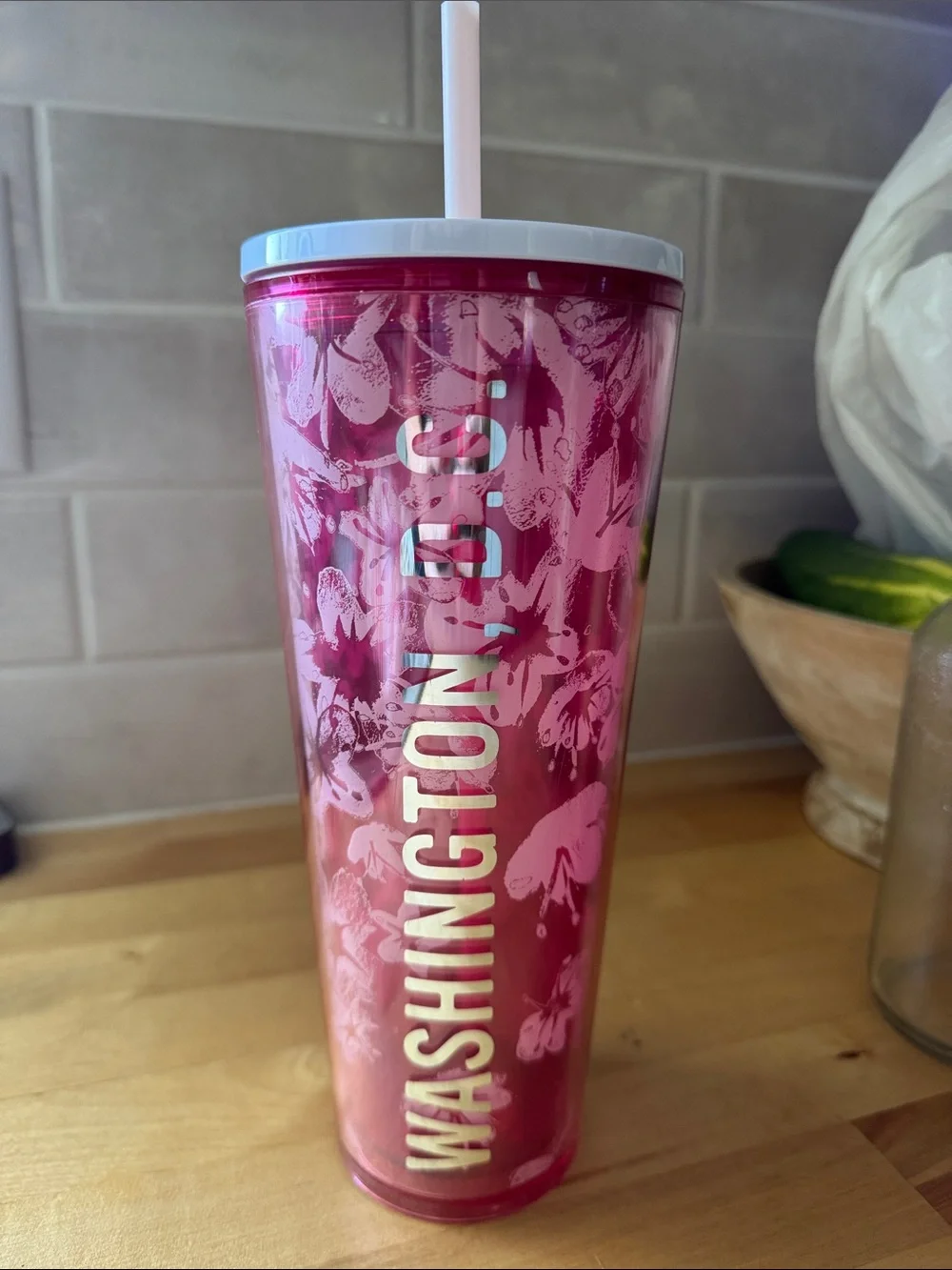 Starbucks Washington D.C. cherry blossom Tumbler - NWT. Limited edition release